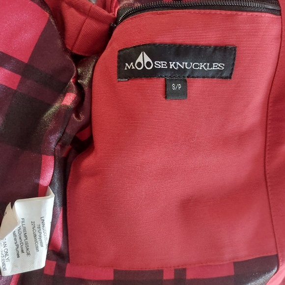 Moose knuckles red leather vest - Picture 4 of 5